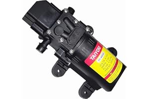 COGGUEE 12V DC Diaphragm Fresh Water Spray Pump, 1.2 GPM (4.5 L/Min) 85 PSI, Self Priming Sprayer Pump with Pressure Switch for Caravan RV Marine Boat Lawn Car Washing