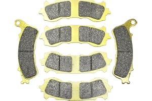 Master Chen Front Rear Brake Pads for Honda GL 1800 Goldwing Tour J Brakes 2018 2019 2020 2021 2022 2023 GL1800 B BD D DA Goldwing Tour J Airbag DCT FA388 FA717 MC0527
