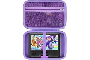 Peyyargo Dur Étui de Protection Compatible avec WOLFANG 9,5" /YOOHOO 9,5" /Pofoto 9,5" /YOTON 9,5" /Desobry 10,5" Lecteur DVD Portable Voiture (Violet)