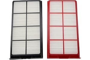 vhbw Lot de filtres compatible avec Zehnder ComfoAir 200 appareil de ventilation - Filtre à air G4 / F7 (2 pcs), Blanc/Rouge/Noir