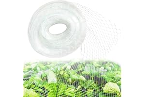 Katzenschutznetz,3x10m in Vogelschutznetz Engmaschig,Taubennetz,Maschenweite 2.5X 2.5cm,Reißfest, Wiederverwendbar,Ohne Bohren,Für Garten,Balkon,Gemüsegärten Oder Obstbäume（Weiß）