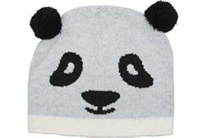 Childs Animal Pom Pom Ski Hat by Jiglz C127