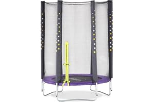 Plum Play 4ft Mini Indoor Outdoor Trampoline with Safety Enclosure - Suitable From 3 Years Plus - Stable Legs - Durable Active Junior Garden Play