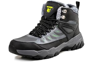 TIAROOTT Wanderschuhe Damen Herren Trekkingschuhe Winter Warm Gefüttert Winterschuhe Knöchelhoch Wanderstiefel Outdoorschuhe