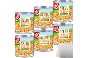 Gut&Günstig Gelbe Erbsen mit Suppengrün 6er Pack (6x800g Dose) + usy Block