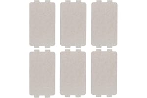 YANGWEN Sostituzione piastra in mica,6 pezzi Piastra di Mica per Onde per Microonde Foglio di Mica per Microonde Universale,Piastra di Mica Mica Piastre a Microonde,per il microonde da cucina (117 x 65 mm)