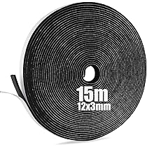 Afdichtingstape zelfklevend voor deuren en ramen - deurafdichting zelfklevend perfect voor oude gebouwdeuren, de huisdeur, ramen - afdichtband van schuimrubber EPDM - waterdicht (25 x 3 mm, 10 meter