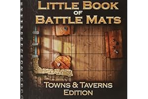 LOKE BATTLEMATS The Little Book of Battle Mats - Towns & Taverns Edition