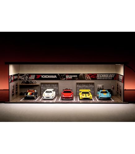 Garage64 Fast and Furious Garage 1:64 Acrylic Display Garage with