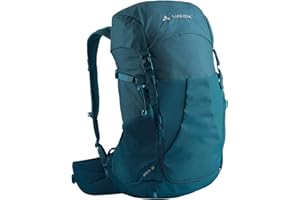 Vaude Wanderrucksack Brenta 30 Liter, wasserabweisender Rucksack Damen & Herren, komfortabler Trekkingrucksack mit integrierter Regenhülle, praktische Fächeraufteilung