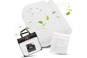 BURADIA Badewannenkissen inkl. Wäschenetz - Ultimativer Komfort und Entspannung mit neuester Air Mesh Technologie - Badekissen für Badewanne mit 7 starken Saugnäpfen - Nackenkissen/Kopfkissen (weiß)