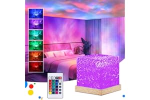 JIAWEN Galaxy Projector Light for Bedroom - Ocean Wave Sensory Light with 16 Colors, 30 Lighting Modes Star Light Projector for Kids, Ceiling Projector Night Light for Bedroom/Party/Game Rooms