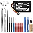 CELLONIC GPS Battery for TomTom Go 6250, Go 6200, Go 6100, Go 6000, Go 5000 + 17pc GPS Tool Kit AHA11111008 VFAD VF6P 1100mAh SatNav Sat Nav Battery Replacement Repair Set