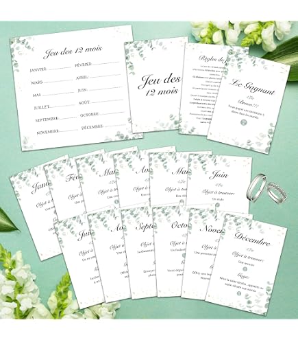 Jeu Elle Et Lui Pour Mariage - 10 Cartes Questions + Pancartes Bois - Animation Mariage