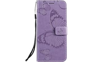 DENDICO Cover per Xiaomi Redmi Note 8, Pelle Portafoglio Custodia per Xiaomi Redmi Note 8 Custodia a Libro con Funzione di appoggio e Porta Carte di Credito - Viola
