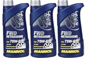DIEDERICHS QR-Parts Set 85447197 MN8101-1 3x1 Liter Original MANNOL Getriebeöl FWD Getriebeoel 75W-85 API GL 4