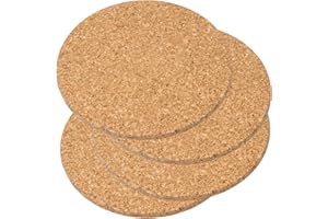 REITRADE VanAnderen 4er Set Topfuntersetzer aus Kork 19 cm Durchmesser, feinste Verarbeitung, hohe Qualität