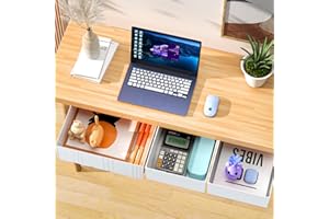 ZLPBAO 3 Stück Schublade Unter Schreibtisch, Schreibtisch Organizer, Aufbewahrungsbox, Selbstklebende Unterbau Schublade unter Schreibtisch Creative Desk Versteckte Schreibtischschublade