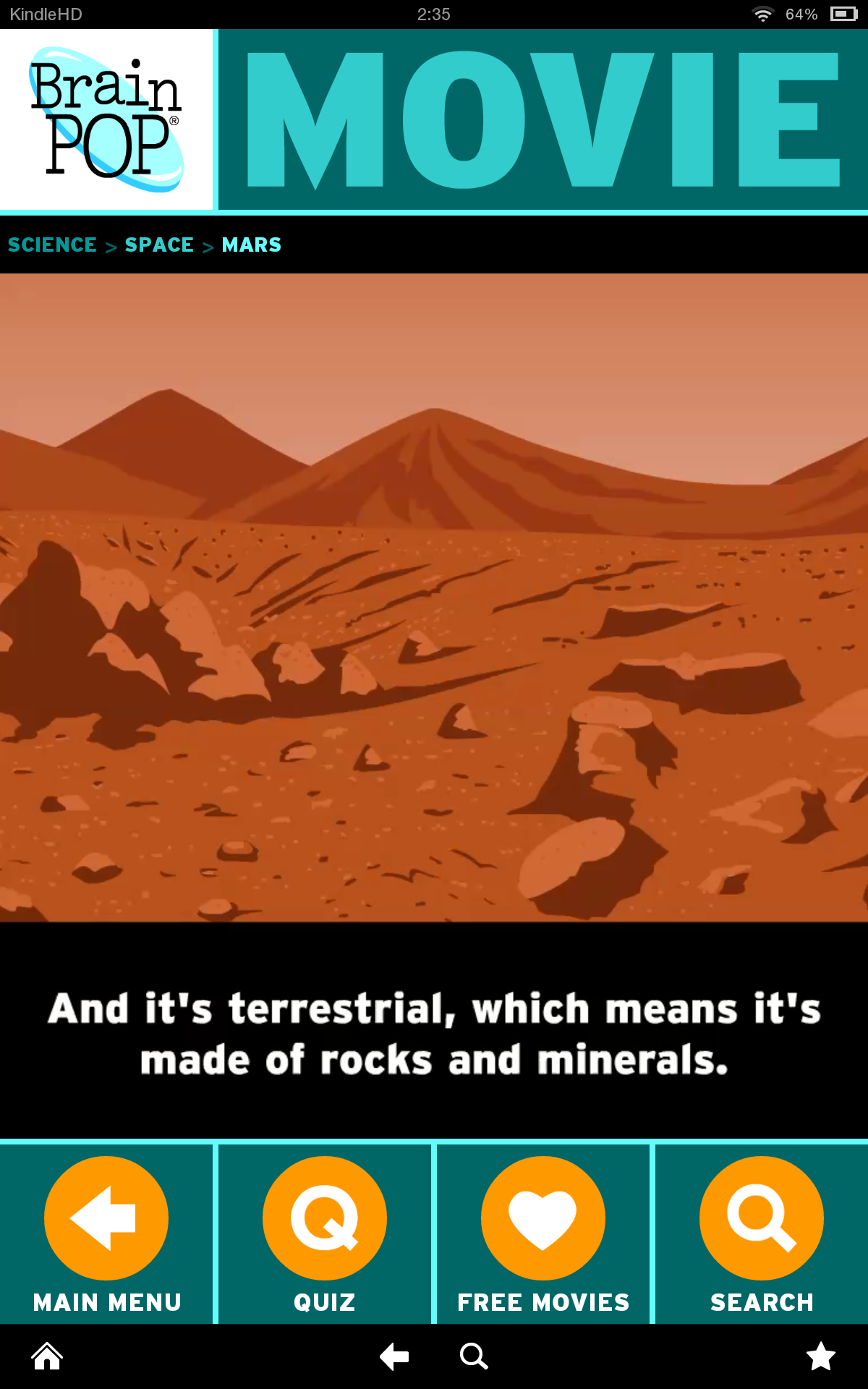 BrainPOP Featured Movie Amazon.fr Appstore pour Android