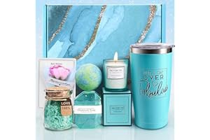 VIZGIFIN Birthday Pamper Gifts for Women,Unique Self Care Package Relaxation,Relaxing Spa Gift Set,New Mum Pamper Kit,Perfect for Mum,Daughter,Sister,Best Friend,Aunt,Grandma,Wife Gift
