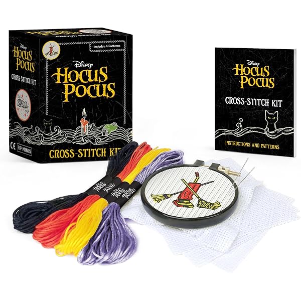 WZMPA Hocus Pocus Kosmetiktasche – Sanderson Sisters Design, 23x17 Cm – Aus Baumwoll-Leinen, Wasserdicht