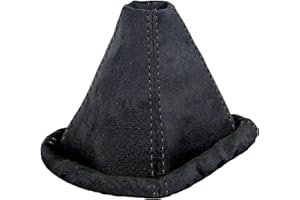 L & P Car Design L&P A0120 Schaltsack Schaltmanschette kompatibel mit VW Golf 2 II Golf 3 III Polo 6N Passat 35i weiche Microfaser in Schwarz