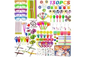 ‎YOCOLE YOCOLE 130 Stück Mitgebsel Kindergeburtstag Gastgeschenke, Give Aways Pinata Party Favor Kleinspielzeug Set für Kinder, Geschenktüten Schatztruhe Kleine Geschenke Flummies Mädchen Jungen Geschenk