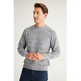 AC&amp;Co/Altınyıldız Classics Recycle Standart Fit Bisiklet Yaka Desenli Triko Kazak