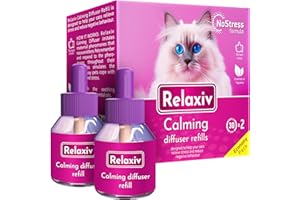 Beloved Pets Cat Calming Diffuser Refill & Pet Anti Anxiety Products - Feline Calm Pheromones & Cats Stress Relief Comfort Help with Pee, New Zone (2 refills (Diffuser is not included))
