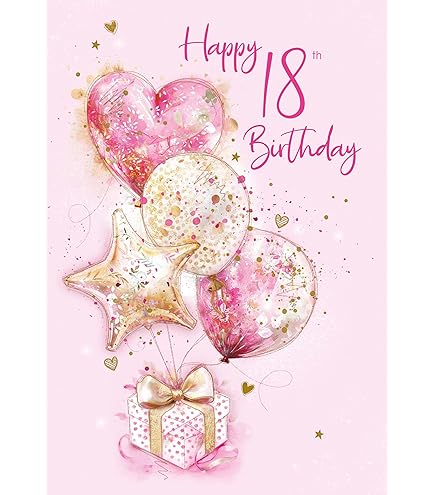 Cherry Orchard Happy 18th Birthday Card From The Carnival Range