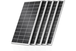 Rvpozwer 1000w Solar Panel, 200w×5 N-Type Monocrystalline Solarpanel, High Efficiency Solar Module (24.3%) with IP68 Waterproof Rating,MC4 Connectors for Homes, RV, Boat, Battery (200w×5)