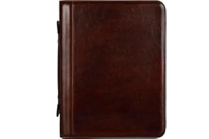 Time Resistance Portfolio in Pelle – Borsa Portadocumenti con Maniglia per il Trasporto – Custodia Formato Tablet