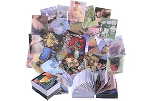 LEMESO 400 piezas Scrapbooking Vintage para Álbumes de Recortes Scrapbooking Sticker Apto para DIY Álbum Cuaderno