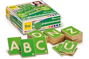 Erzi alemán de Madera de Juguetes educativos Juego Mayúsculas