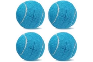 Magicorange Lot de 4 balles de Tennis prédécoupées pour protéger Les Pieds de Meubles et Le Sol, très résistantes et durables