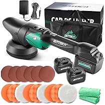 Profi Akku Exzenter Poliermaschine 18V 3Ah Li-lon Auto Polierer 150mm - Foto 8