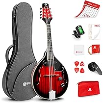 Mandoline Bois Vintage 1970 – Instrument Décoratif 62x20 Cm