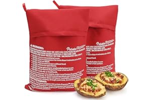 YiXuTag Mikrowellen Kartoffelbeutel,2PCS Kartoffel Tasche,Kartoffel Express,Mikrowelle Beutel,Mikrowelle Kartoffeln,Mikrowelle Kartoffel,Tasche,Mikrowellen-Kochbeutel,Kochtasche Mikrowelle