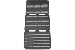 SRLIYA Składany panel słoneczny 60 W Wodoodporny przenośny składany zestaw ładowarki słonecznej ETFE Monokrystaliczny podwójny USB typ C DC Pd Fast Outlet na kemping