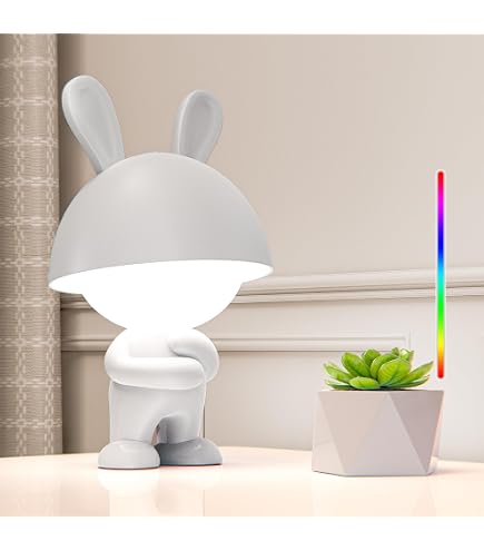 Lampe De Chevet Artisanale Rolling Stones - Abat-jour Serviettage, Pied Céramique Blanc - Parfaite Pour Chevet Ou Bureau
