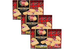 ASOKOBOX Signature Scottish Shortbread Assortment Bundle - with 3 x 200g Boxes Shortbread Biscuit - Rich Butter Biscuits - Ideal Cookies and Biscuits Gift Set