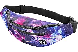 Vibe Bum Bag for Women, Men and Children – Fanny Pack Bag, Waist Bag, Mobile Phone Case for Festival, Party, Rave, Sports, Outdoor, Fitness, Bike, Jogging.
