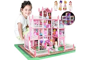 ANBY FAMILIES Toys for 3 Year Old Girls,Girls Toys Age 2 3 4,Dream Dollhouse for Girls,Pretend Play Educational Toys Toddlers Girls Gifts