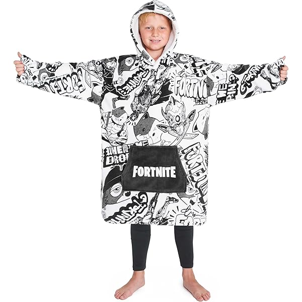 Fortnite Flossing Emotes Long Pyjamas Set, Kids, 7-15 Years, Black