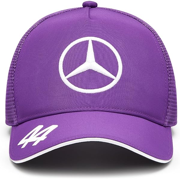 Mercedes AMG Petronas F1 Cappellino della Squadra 2024 dei Bambini - Nero - Taglia Unica