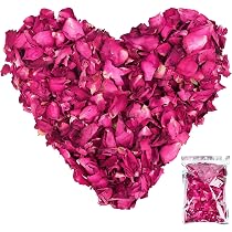 100g Getrocknete Rosenblätter - Natürliches Blütenkonfetti Für Hochzeit, Party & Bad