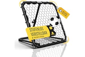 ‎RACETEX Racetex Rebounder für Fußball Kinder [STUFENLOS VERSTELLBAR] - Fußball Rebounder Kinder und Jugendliche - Prellwand Fussball für EIN besseres und abwechslungsreiches Training