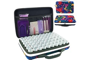 LIRUNQIU Diamond Painting Zubehör Boxen, 60 Stück Diamant Painting Aufbewahrungsbox Kits für Diamond Painting Bilder Samen Schmuck Strass Perlen DIY Handwerk