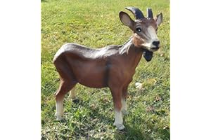 Fachhandel Plus Ziegenbock Steinbock Geißbock Deko Figur Ziege Franz Tierfigur Gartendekoration