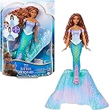 Disney Prinzessin Arielle Puppe, inspiriert vom Film The Little Mermaid, Verwandlung: Mensch-Meerjungfrau Spielzeug, beweglic